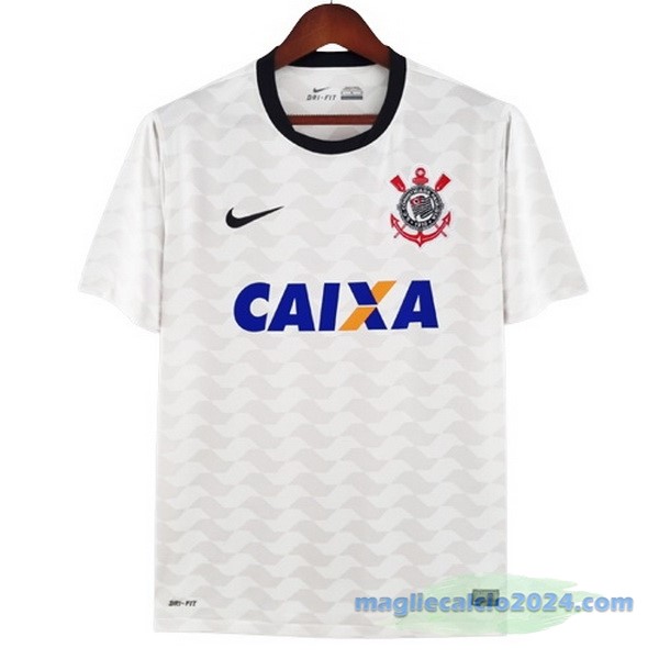 Prima Maglia Corinthians Paulista Retro 2012 Bianco Poco Prezzo
