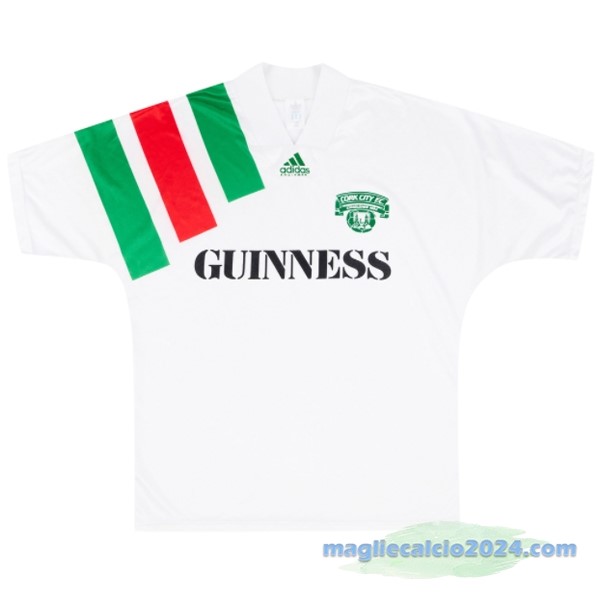 Prima Maglia Cork City Retro 1992 1993 Bianco Poco Prezzo