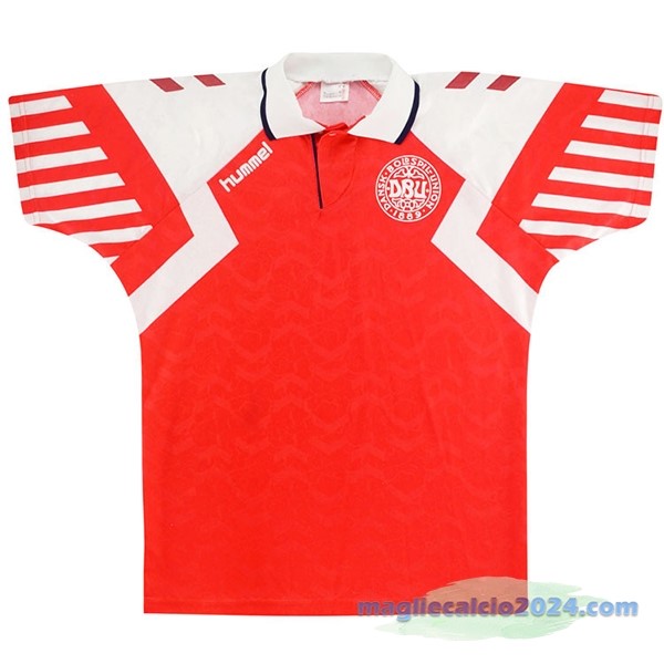 Prima Maglia Danimarca Retro 1992 Rosso Poco Prezzo