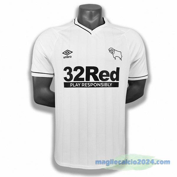 Prima Maglia Derby County Retro 2020 2021 Bianco Poco Prezzo