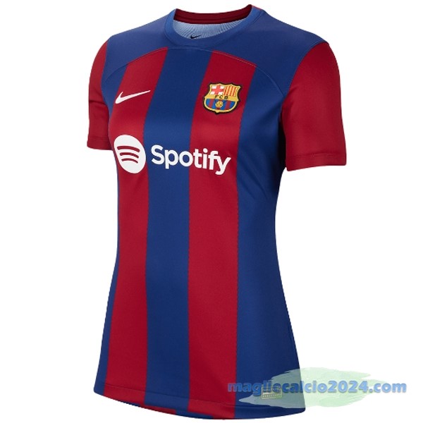Prima Maglia Donna Barcelona 2023 2024 Azul Rosso Poco Prezzo