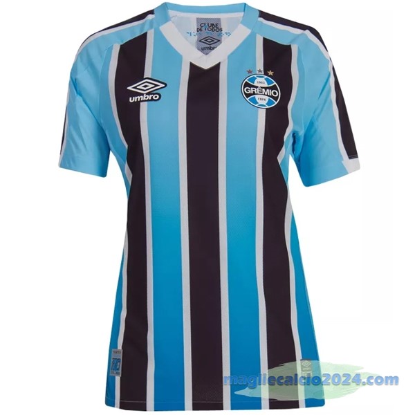 Prima Maglia Donna Grêmio FBPA 2022 2023 Azul Poco Prezzo