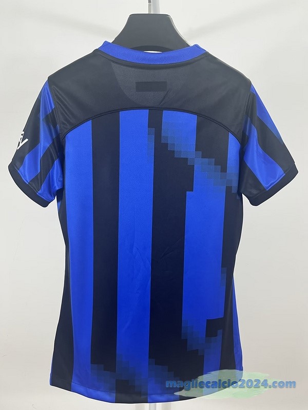 Prima Maglia Donna Inter de Milán 2023 2024 Azul Poco Prezzo