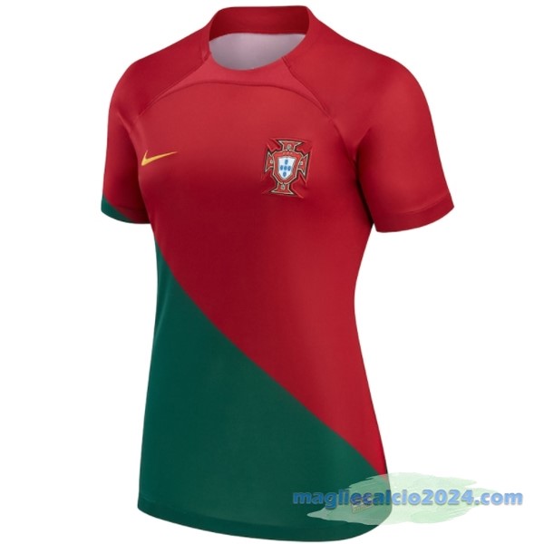 Prima Maglia Donna Portogallo 2022 Rosso Poco Prezzo