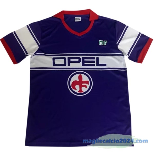 Prima Maglia Fiorentina Retro 1984 1985 Purpureo Poco Prezzo