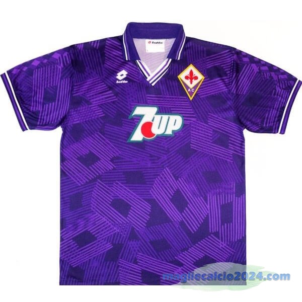 Prima Maglia Fiorentina Retro 1992 1993 Purpureo Poco Prezzo
