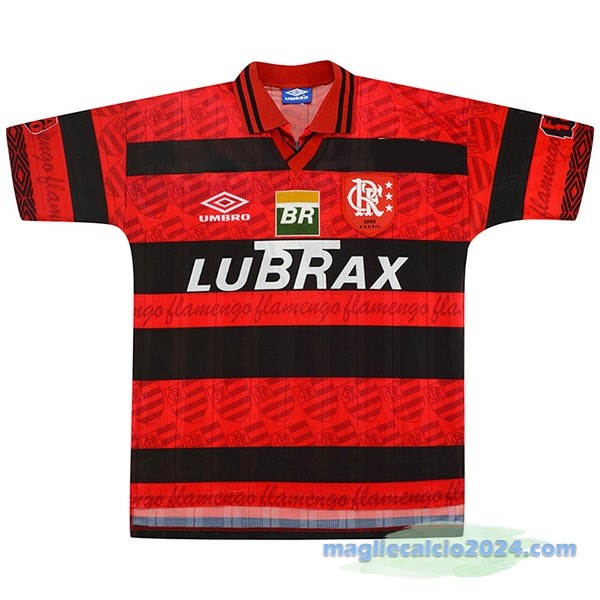 Prima Maglia Flamengo Retro 1995 1996 Rosso Poco Prezzo