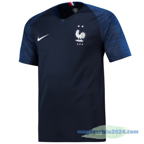 Prima Maglia Francia Retro 2018 Azul Poco Prezzo