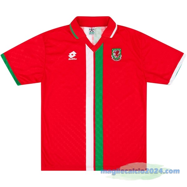 Prima Maglia Galles Retro 1996 1998 Rosso Poco Prezzo