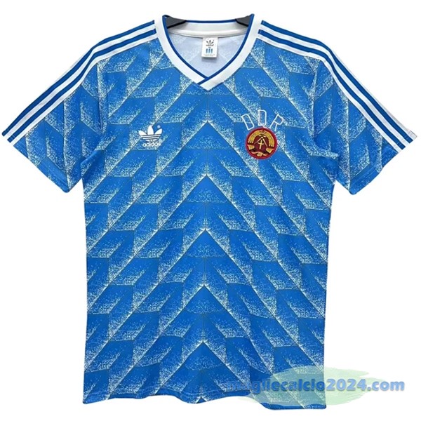 Prima Maglia Germania Retro 1988 Azul Poco Prezzo