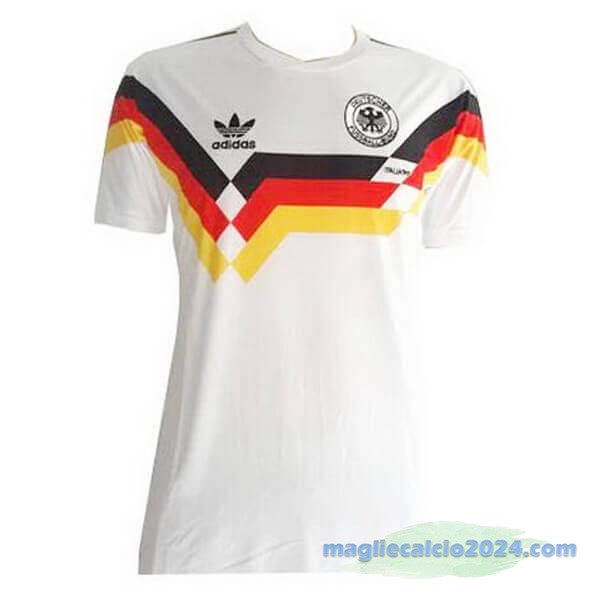 Prima Maglia Germania Retro 1990 Bianco Poco Prezzo