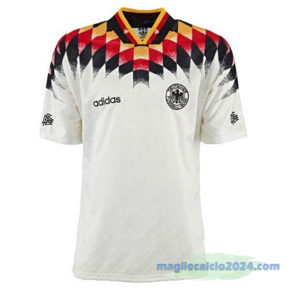 Prima Maglia Germania Retro 1994 Bianco Poco Prezzo