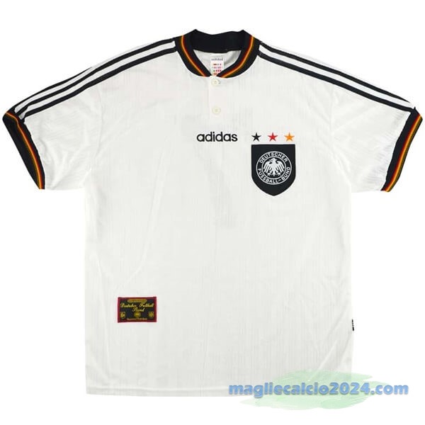 Prima Maglia Germania Retro 1996 Bianco Poco Prezzo