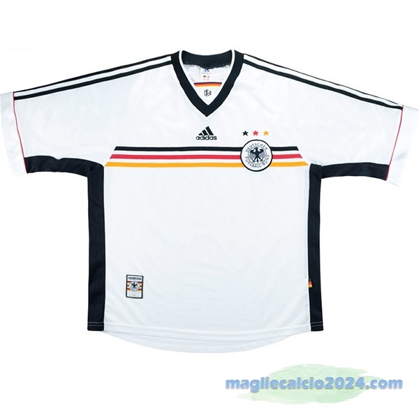 Prima Maglia Germania Retro 1998 Bianco Poco Prezzo