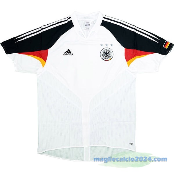 Prima Maglia Germania Retro 2004 Bianco Poco Prezzo