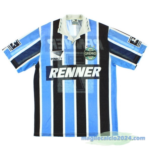 Prima Maglia Grêmio Retro 1995 Azul Poco Prezzo