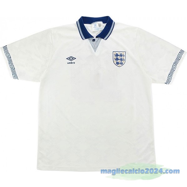 Prima Maglia Inghilterra Retro 1990 Bianco Poco Prezzo