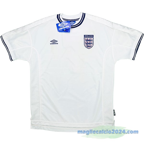 Prima Maglia Inghilterra Retro 2000 Bianco Poco Prezzo