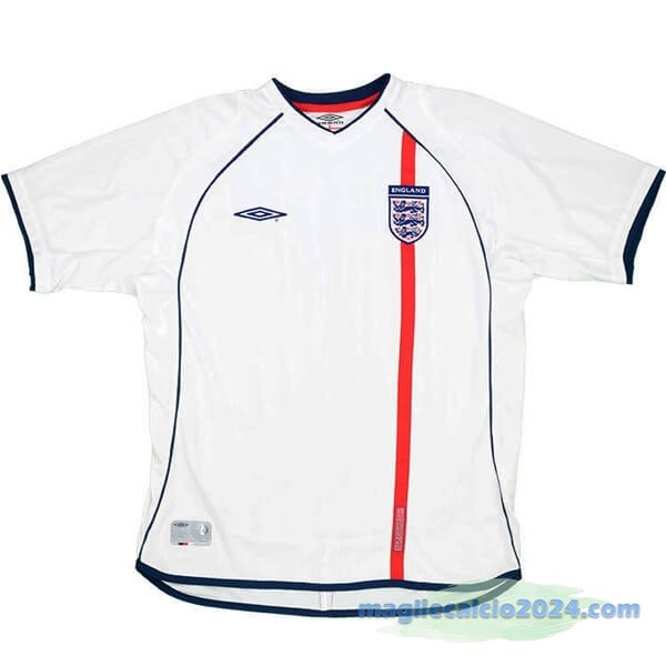 Prima Maglia Inghilterra Retro 2002 Bianco Poco Prezzo