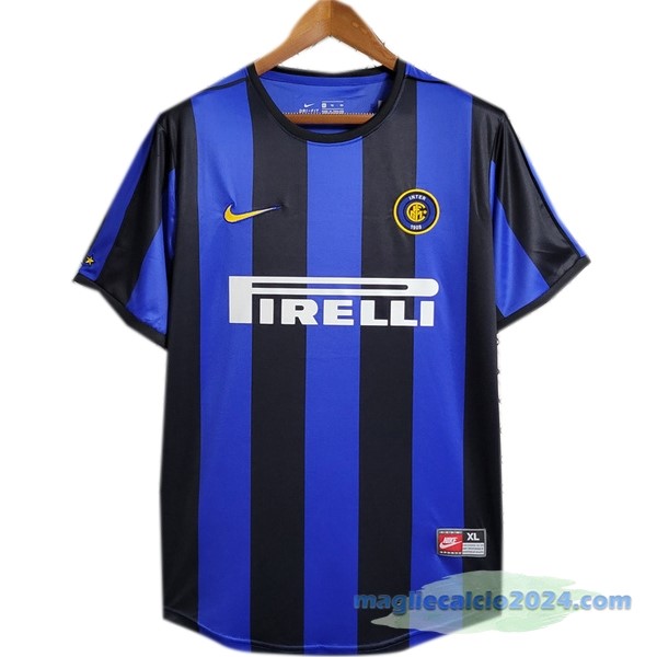 Prima Maglia Inter Milán Retro 1999 2000 Azul Poco Prezzo