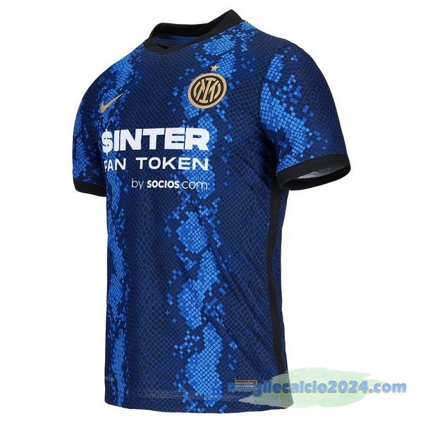 Prima Maglia Inter Milán Retro 2021 2022 Azul Poco Prezzo