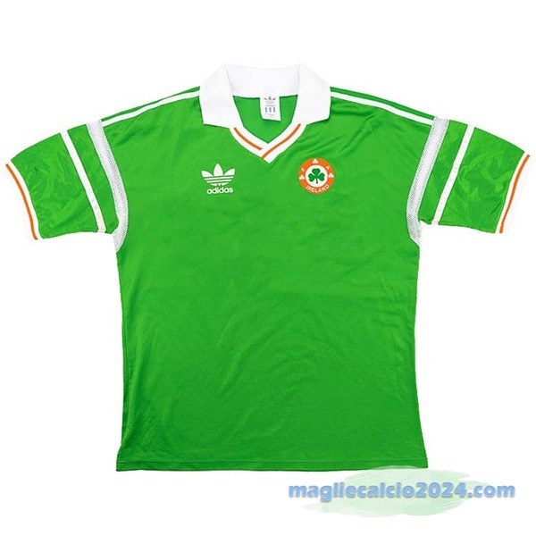 Prima Maglia Irlanda Retro 1988 1990 Verde Poco Prezzo