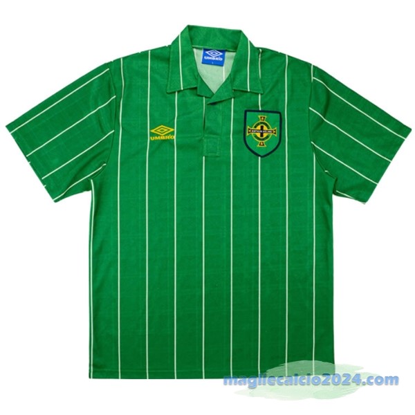 Prima Maglia Irlanda del Nord Retro 1992 1994 Verde Poco Prezzo