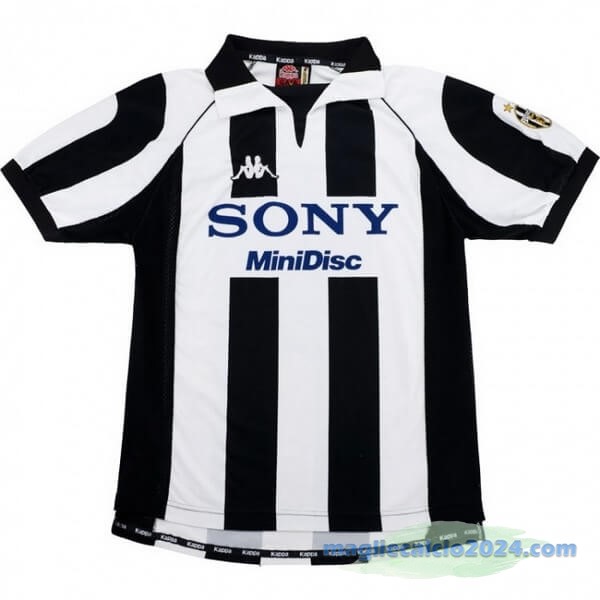 Prima Maglia Juventus Retro 1997 1998 Nero Bianco Poco Prezzo