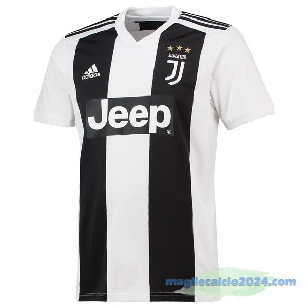 Prima Maglia Juventus Retro 2018 2019 Nero Bianco Poco Prezzo