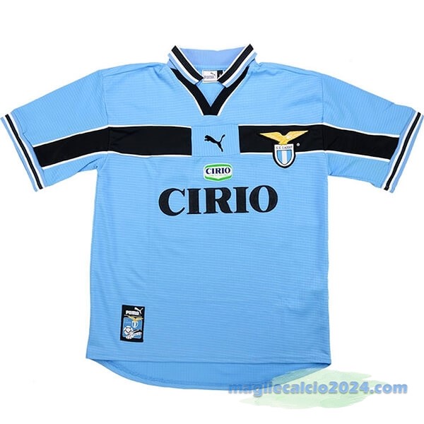 Prima Maglia Lazio Retro 1998 2000 Azul Luce Poco Prezzo