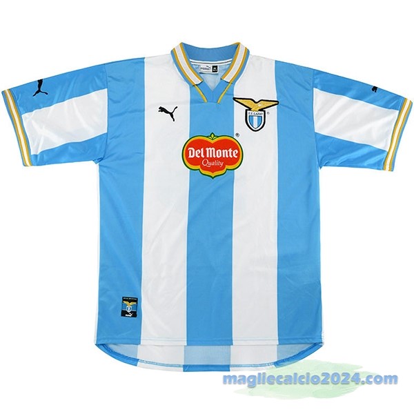 Prima Maglia Lazio Retro 1999 2000 Azul Bianco Poco Prezzo