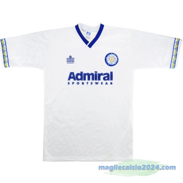 Prima Maglia Leeds United Retro 1992 1993 Bianco Poco Prezzo