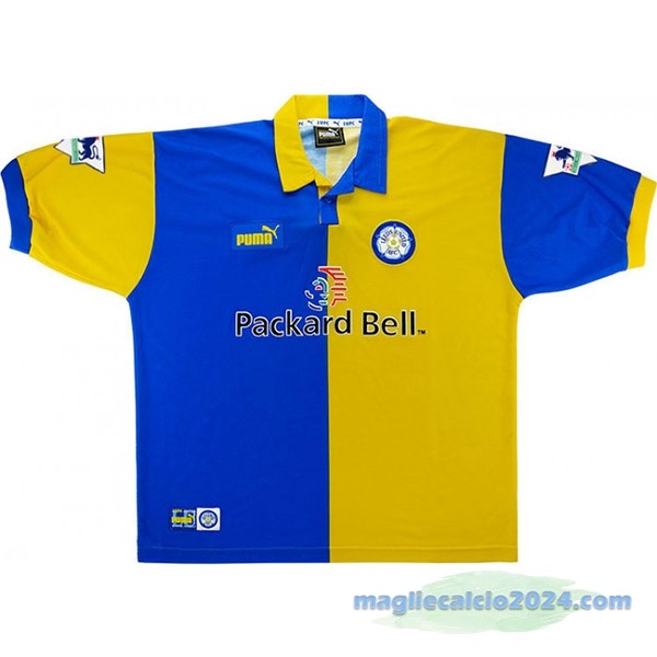 Prima Maglia Leeds United Retro 1998 1999 Giallo Poco Prezzo