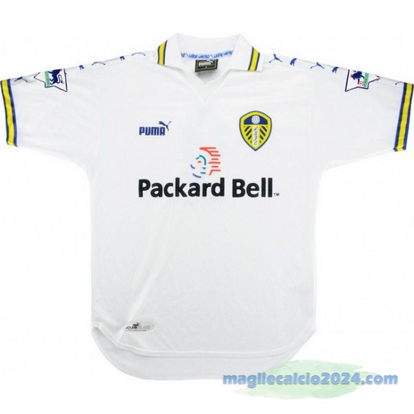 Prima Maglia Leeds United Retro 1999 2000 Bianco Poco Prezzo