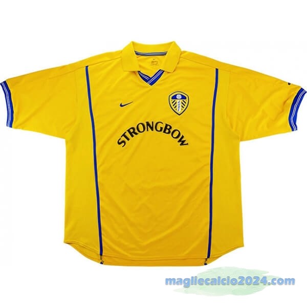 Prima Maglia Leeds United Retro 2000 2002 Giallo Poco Prezzo
