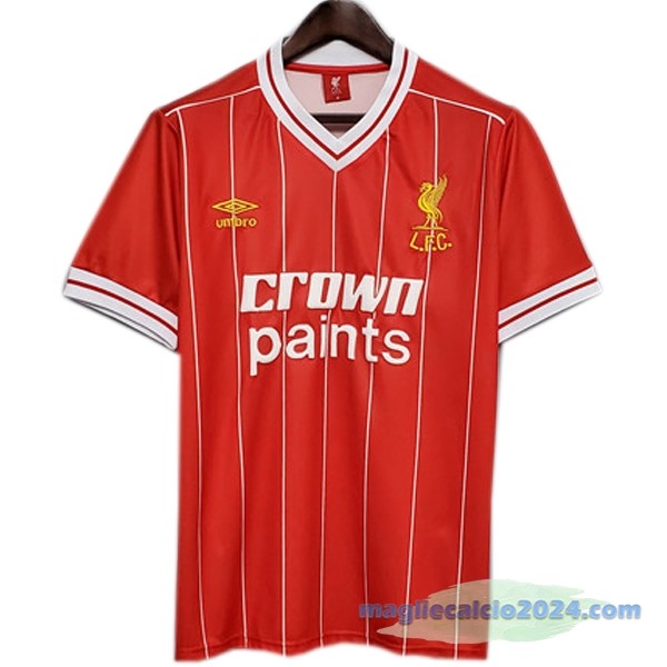 Prima Maglia Liverpool Retro 1981 1984 Rosso Poco Prezzo