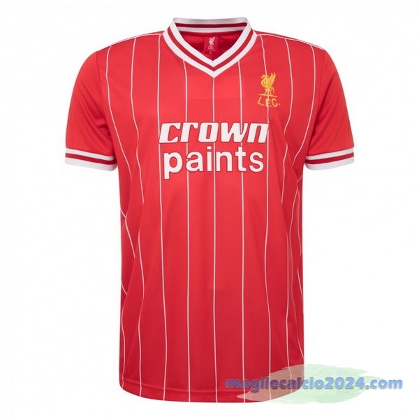 Prima Maglia Liverpool Retro 1982 1983 Rosso Poco Prezzo