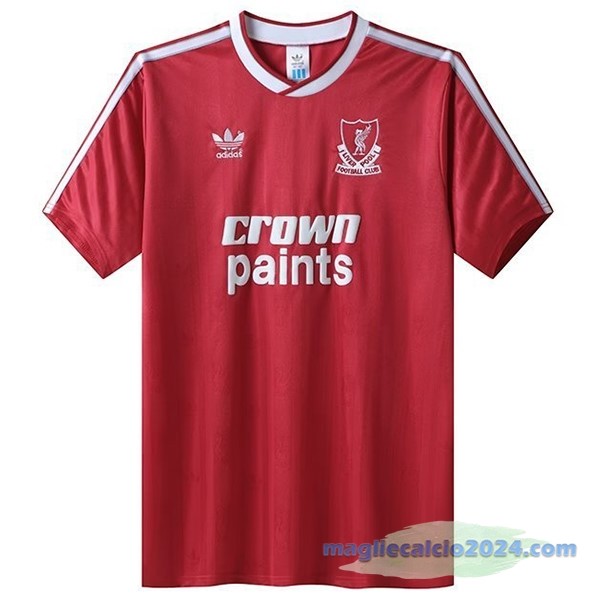 Prima Maglia Liverpool Retro 1987 1988 Rosso Poco Prezzo