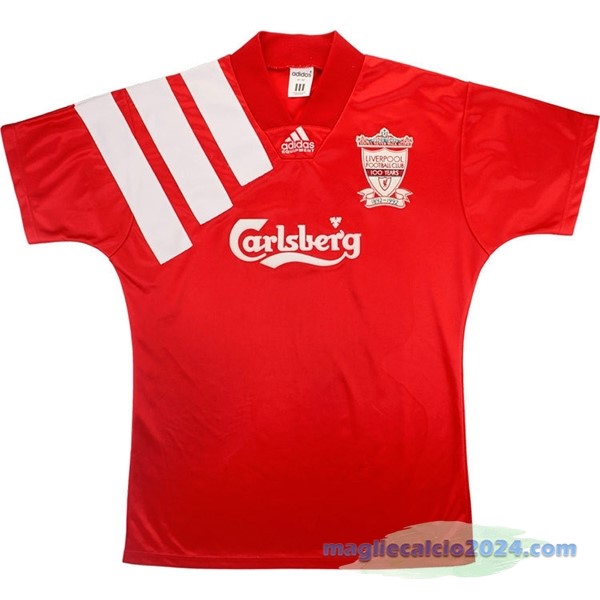 Prima Maglia Liverpool Retro 1992 1993 Rosso Poco Prezzo