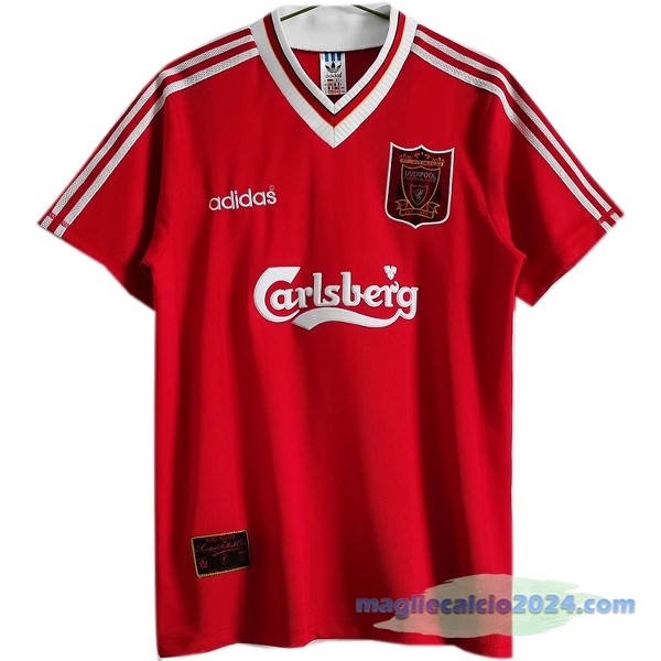 Prima Maglia Liverpool Retro 1995 1996 Rosso Poco Prezzo