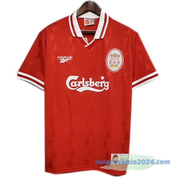 Prima Maglia Liverpool Retro 1996 1997 Rosso Poco Prezzo