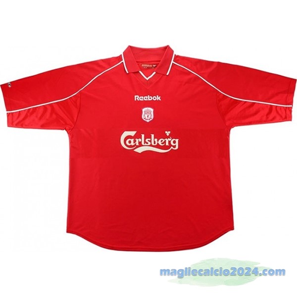 Prima Maglia Liverpool Retro 2000 2002 Rosso Poco Prezzo