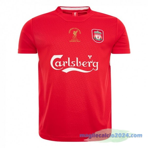 Prima Maglia Liverpool Retro 2005 2006 Rosso Poco Prezzo