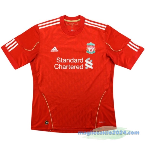 Prima Maglia Liverpool Retro 2010 2012 Rosso Poco Prezzo