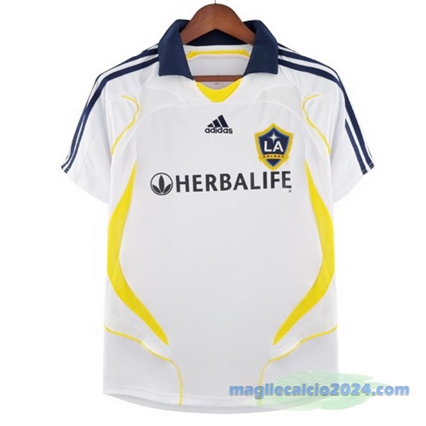 Prima Maglia Los Angeles Galaxy Retro 2007 Bianco Poco Prezzo