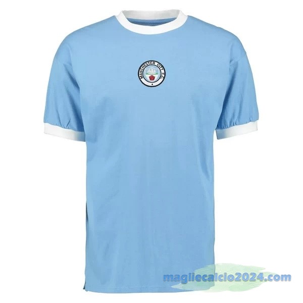 Prima Maglia Manchester City Retro 1972 Azul Poco Prezzo