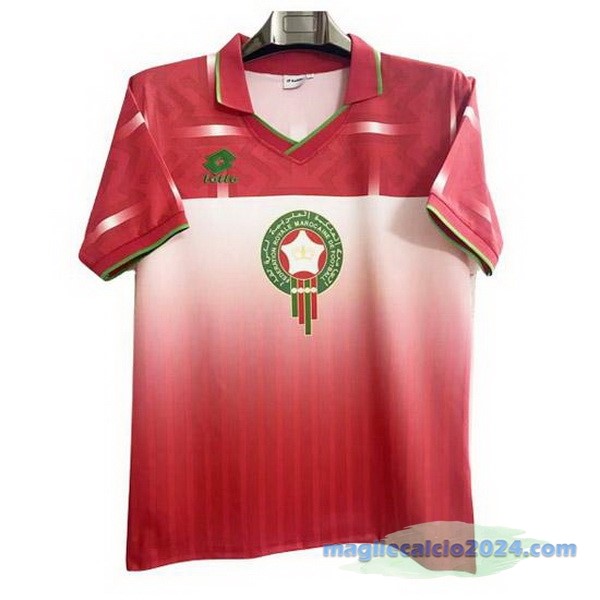 Prima Maglia Marocco Retro 1994 Rosso Poco Prezzo