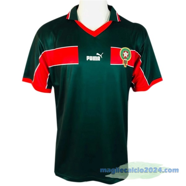 Prima Maglia Marocco Retro 1998 Verde Poco Prezzo