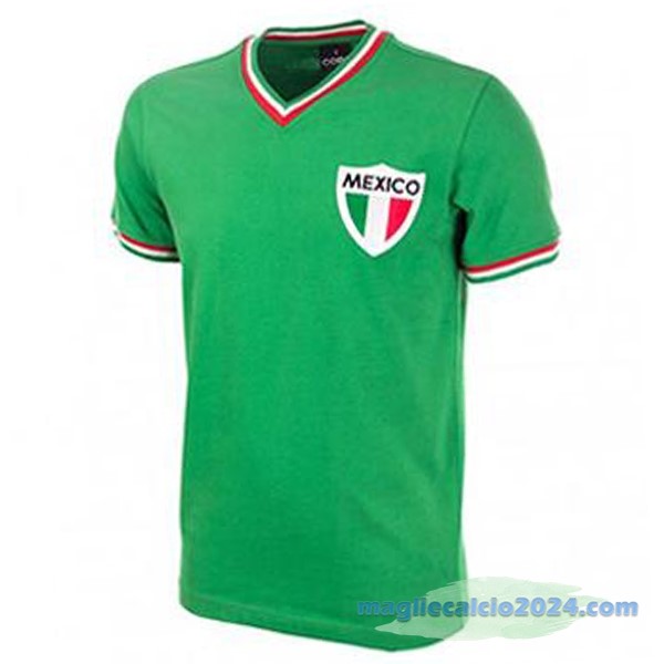 Prima Maglia Mexico Retro 1970 Verde Poco Prezzo