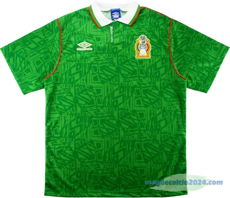 Prima Maglia Mexico Retro 1994 Verde Poco Prezzo